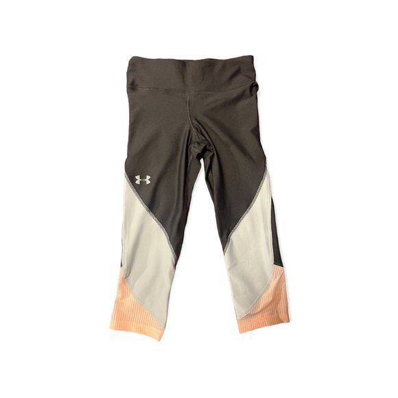 ๐ธ UNDER ARMOUR COMPRESSION CAPRIS BLACK/WHITE/PINK ๐ธ - Picture 1 of 6